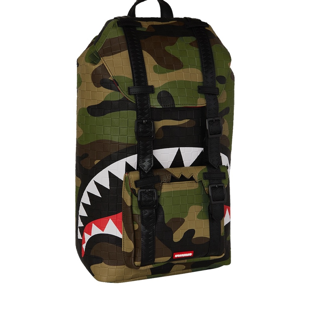 Sprayground Camo Shark Backpack - Picture 3 of 4